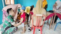 Babinsa Lowokwaru Monitoring Posyandu Balita di Sumbersari