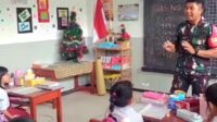 Babinsa Sukun Kenalkan Metode Gasing di SD Kristen ELIM. (ist) - Babinsa Sukun Kenalkan Metode Gasing di SD Kristen ELIM