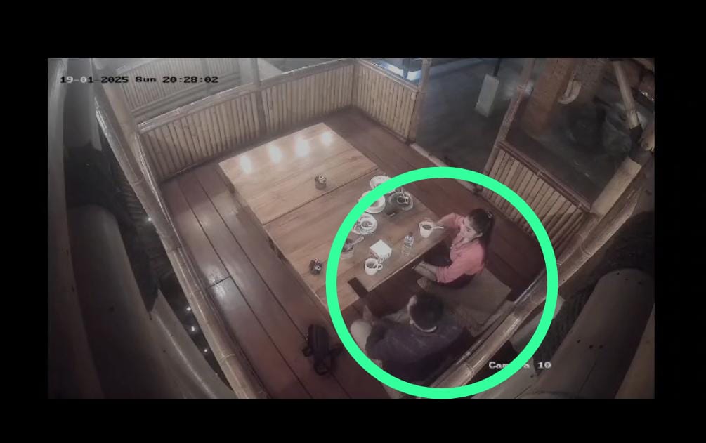 Video CCTV Sebelum Mutilasi, Tersangka dan Korban Makan Bersama di Kediri