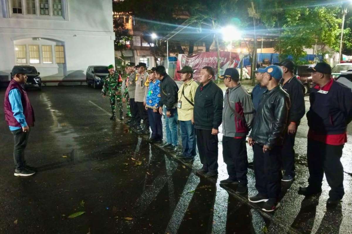 DLH Kota Malang sedang apel operasi gabungan. (ist) - DLH Kota Malang Intensifkan Opsgab Edukasi Sampah Liar