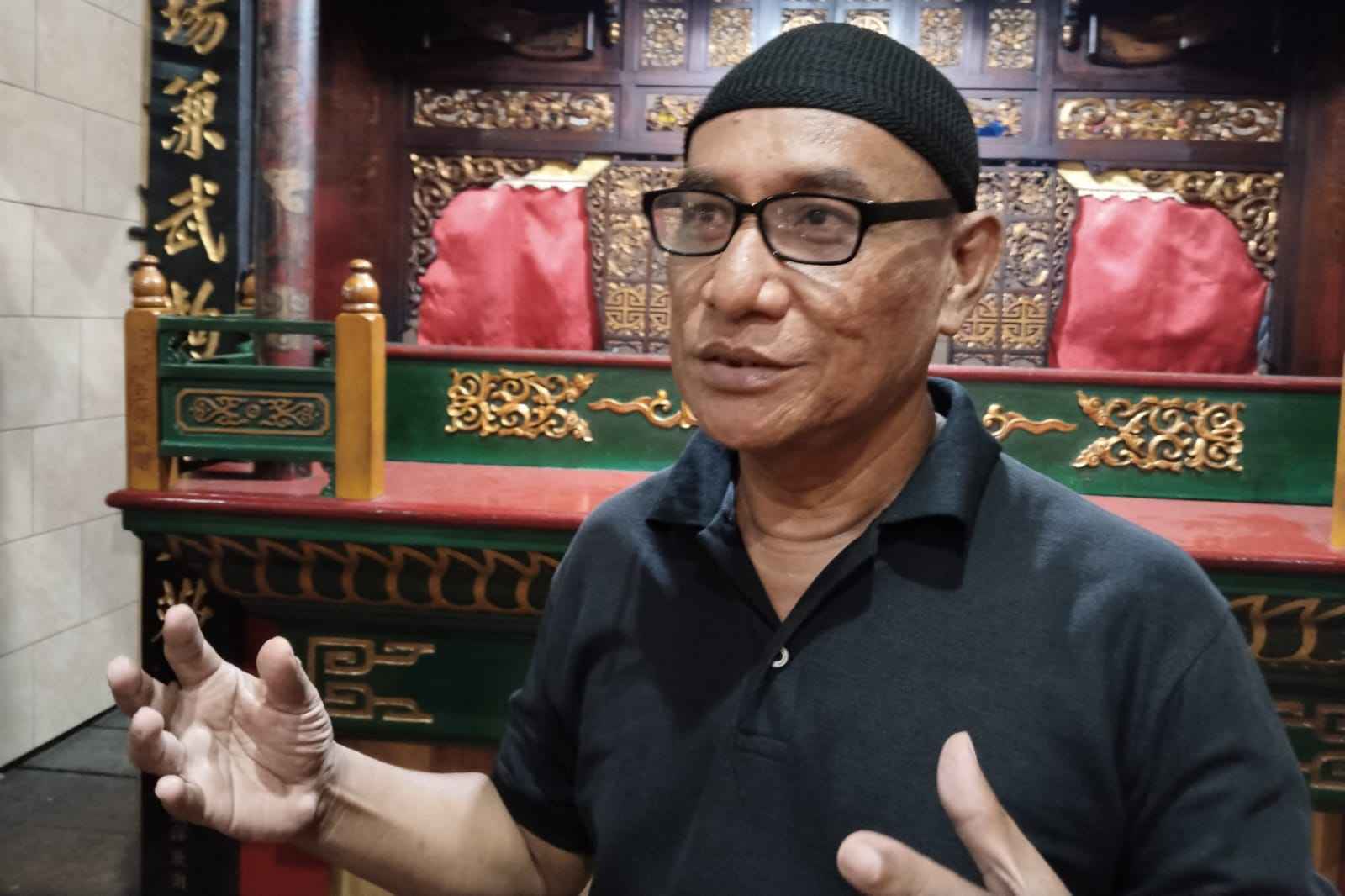 Tak Hanya Ibadah, Kelenteng Hong Tiek Hian Sajikan Pertunjukan Wayang Potehi