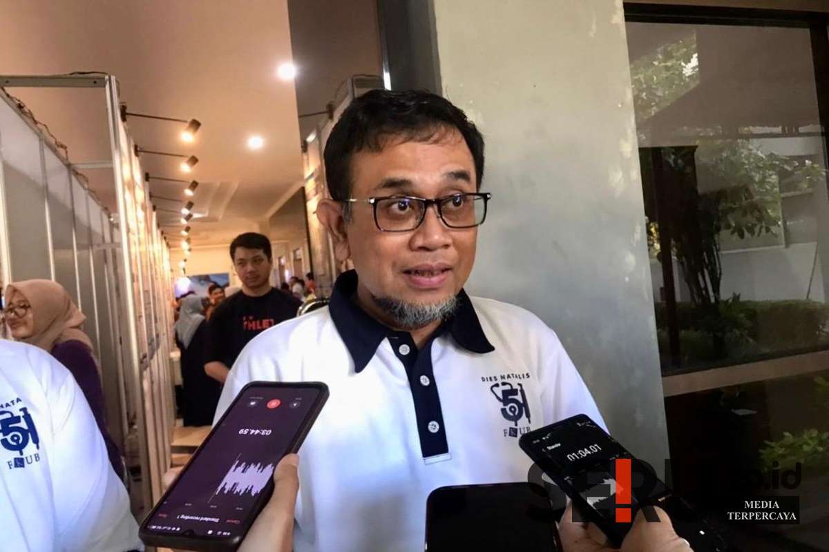 Dekan FK UB, Prof. Dr. dr. Wisnu Barlianto, menjelaskan kepada awak media. (ska) - Dies Natalis ke-51 FKUB Dorong Inovasi untuk Masyarakat