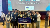 Delegasi FKUB sedang foto bersama atas keberhasilannya meraih juara 1. (ist) - Mahasiswa FKUB Sabet Juara 1 dan Lima Medali di SIMPIC 2025