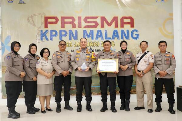 Polresta Malang Kota Raih Peringkat II Kinerja Satker Terbaik KPPN Malang