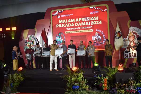 Malam Apresiasi Pilkada Damai 2024, Terima Kasih Pemilih