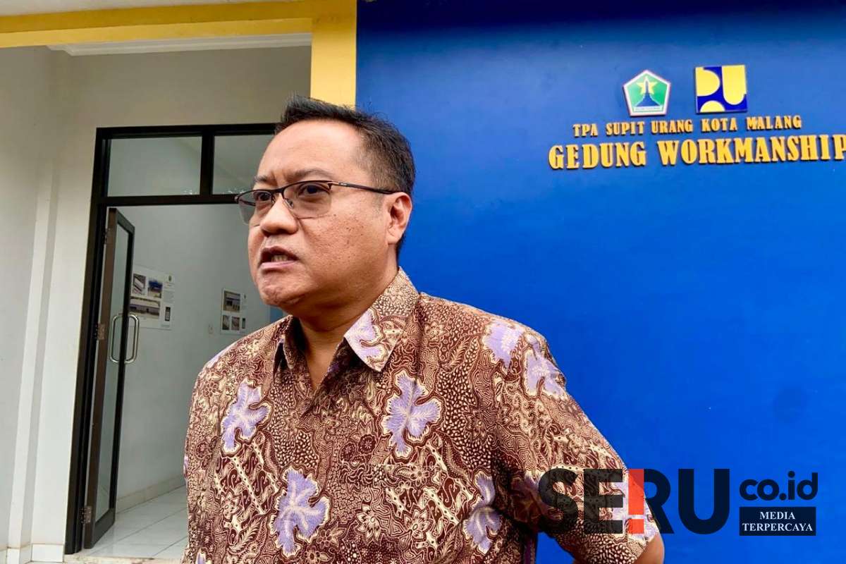 Kepala Dinas Lingkungan Hidup Kota Malang, Noer Rahman Widjaya memberikan penjelasan. (ska) - Pj Wali Kota: TPA Supit Urang Solusi Inovatif Atasi Krisis Sampah Kota Malang