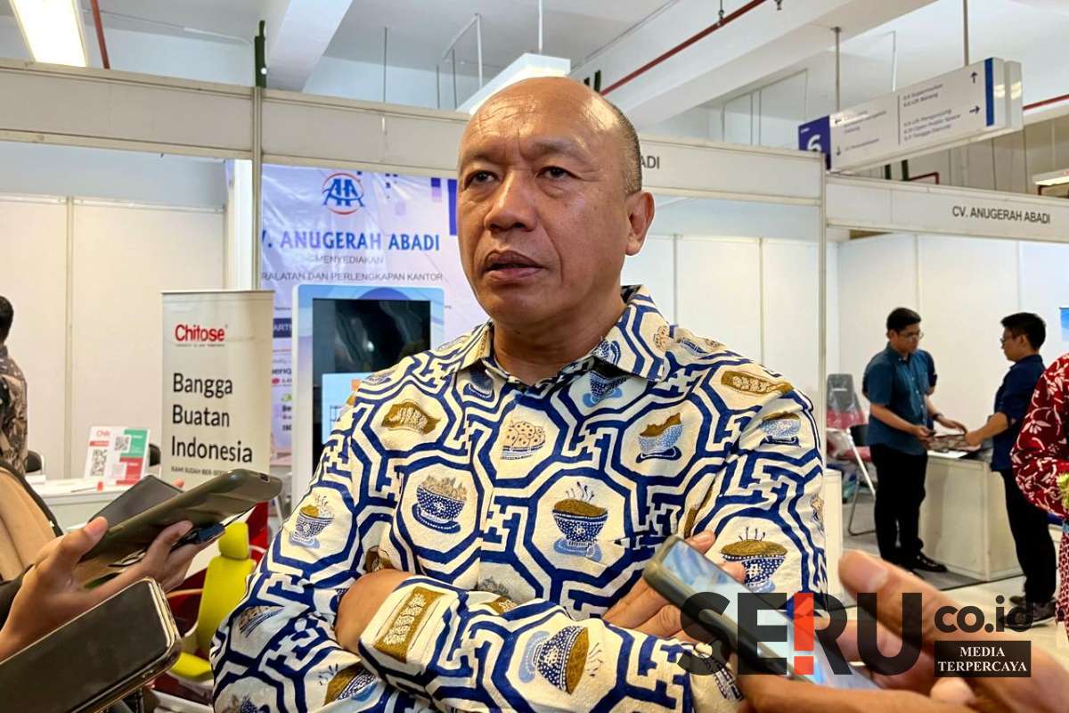 Kepala Diskopindag Kota Malang, Eko Sri Yuliadi, sedang menjelaskan kepada awak media. (ws12) - Harga Cabai Rp110.000/kg, Diskopindag Kota Malang Siapkan Pola Antisipasi dan Intervensi