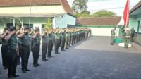 Kodim 0833 Gelar Upacara Bendera Merah Putih Perkuat Jiwa Korsa