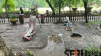 Kondisi fasilitas bermain yang rusak di Alun-alun Sidoarjo. (Seru.co.id/sda1) - Pengunjung Alun-alun Sidoarjo Kecewa, Fasilitas Bermain Anak Mulai Rusak