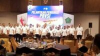 Pelantikan Pengurus PBVSI Sidoarjo. (ist) - Kapolda Jatim Lantik Pengurus PBVSI Sidoarjo