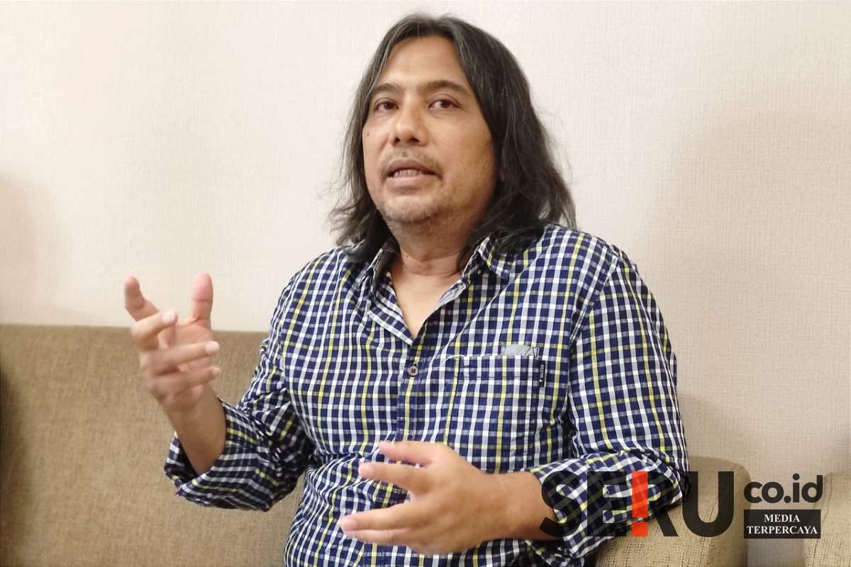 Pendiri Malang Autism Center (MAC), M.Cahyadi, menjawab pertanyaan SERU.co.id. (rhd) - MAC Soft Launching LPK 'Cipta Kriya Wiyasa' Bagi Anak Autism Spectrum Disorder