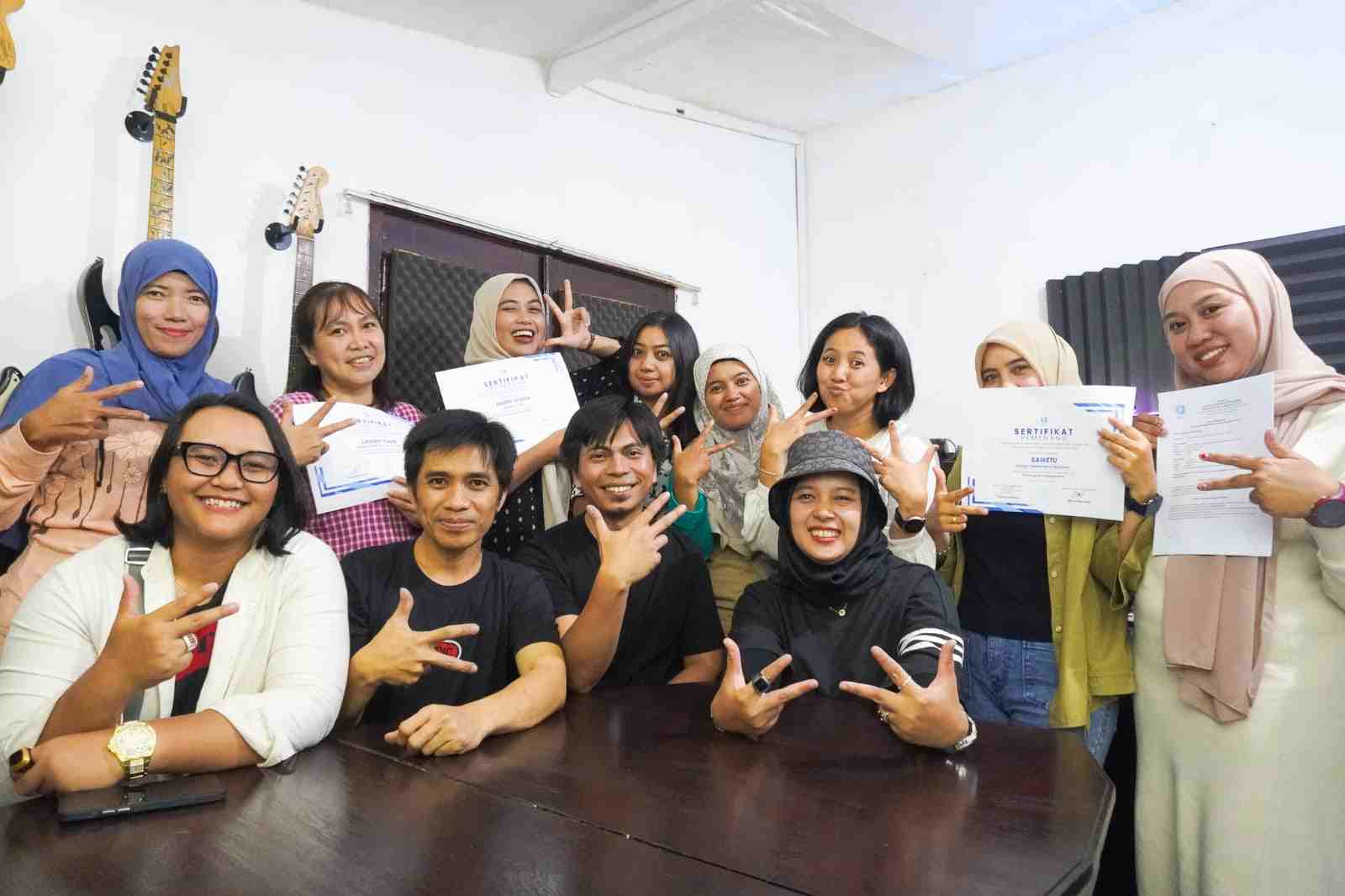 Gekrafs DPC Kota Batu Teken MOU Dengan 6 Pemilik Usaha Mikro