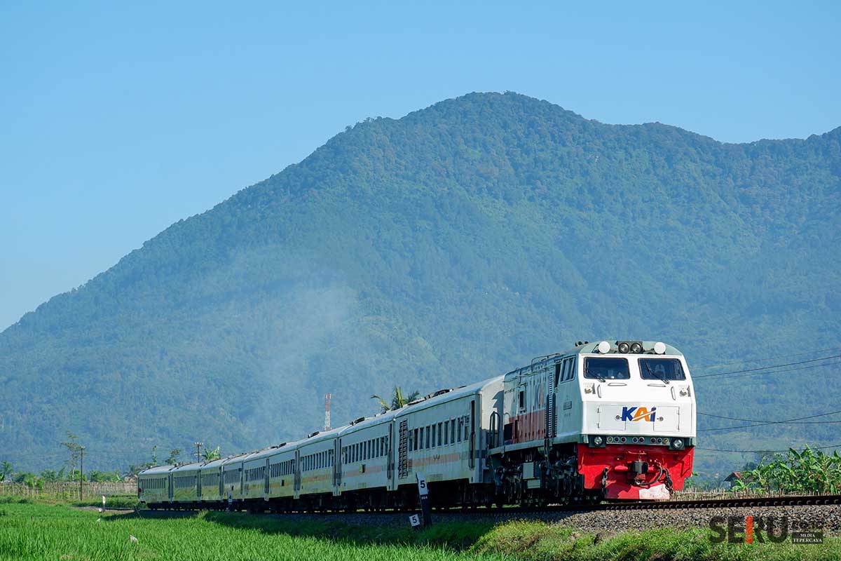 Peningkatan kecepatan (v-maks) di beberapa lintas jalur KA di Indonesia. (Seru.co.id/amb) - Sejumlah Lintas Jalur Kereta Api di Indonesia Alami Peningkatan Kecepatan pada Gapeka 2025