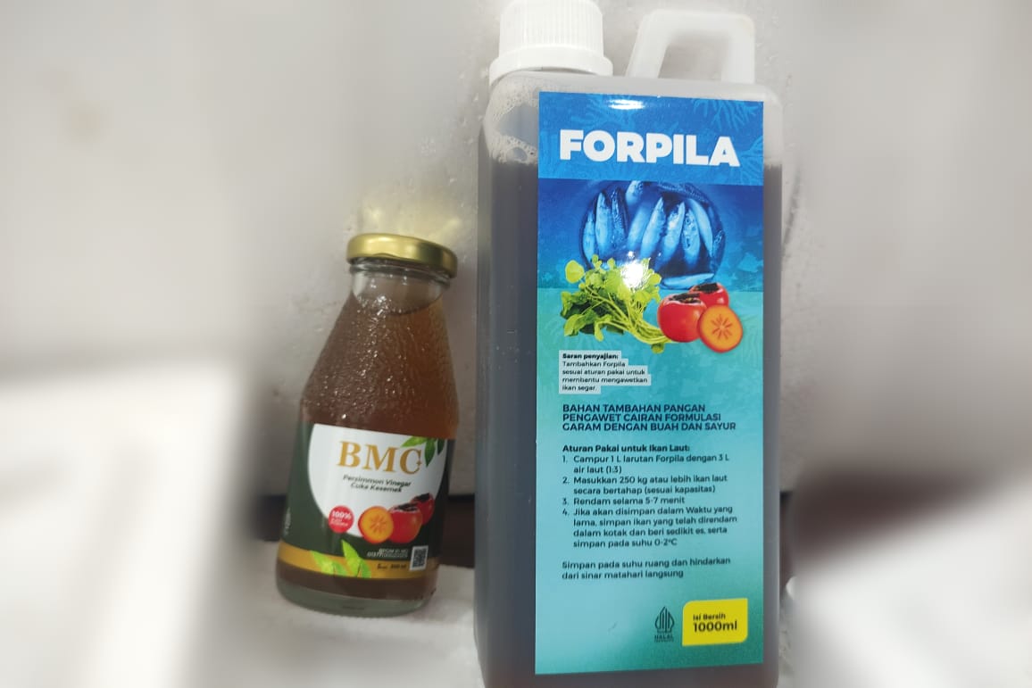 Ponpes Bahrul Maghfiroh Luncurkan Produk Pengawet Ikan Forpila dan Herbal Anti-diabetes BMC+