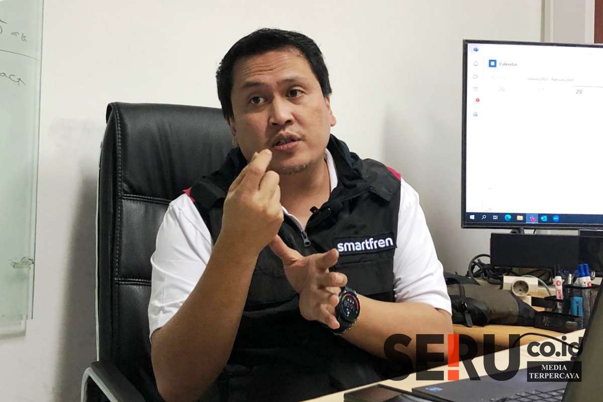 Regional Sales Head of South East Java & Bali Nusra PT Smartfren Telecom Tbk, Jimmy Tambunan. (wul) - Sukses Dongkrak Transaksi, Smartfren Apresiasi Pelanggan dengan GAS Secara Rutin
