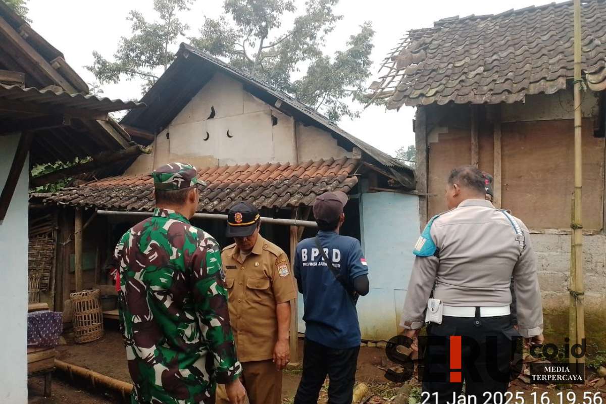 Rumah warga yang terdampak bencana angin kencang di Kecamatan Jabung. (ist) - Cuaca Ekstrem, Dua Rumah di Jabung Rusak Diterjang Angin Kencang