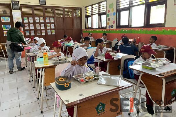 SDN Larangan Jadi Sekolah Perdana Makan Bergizi Gratis