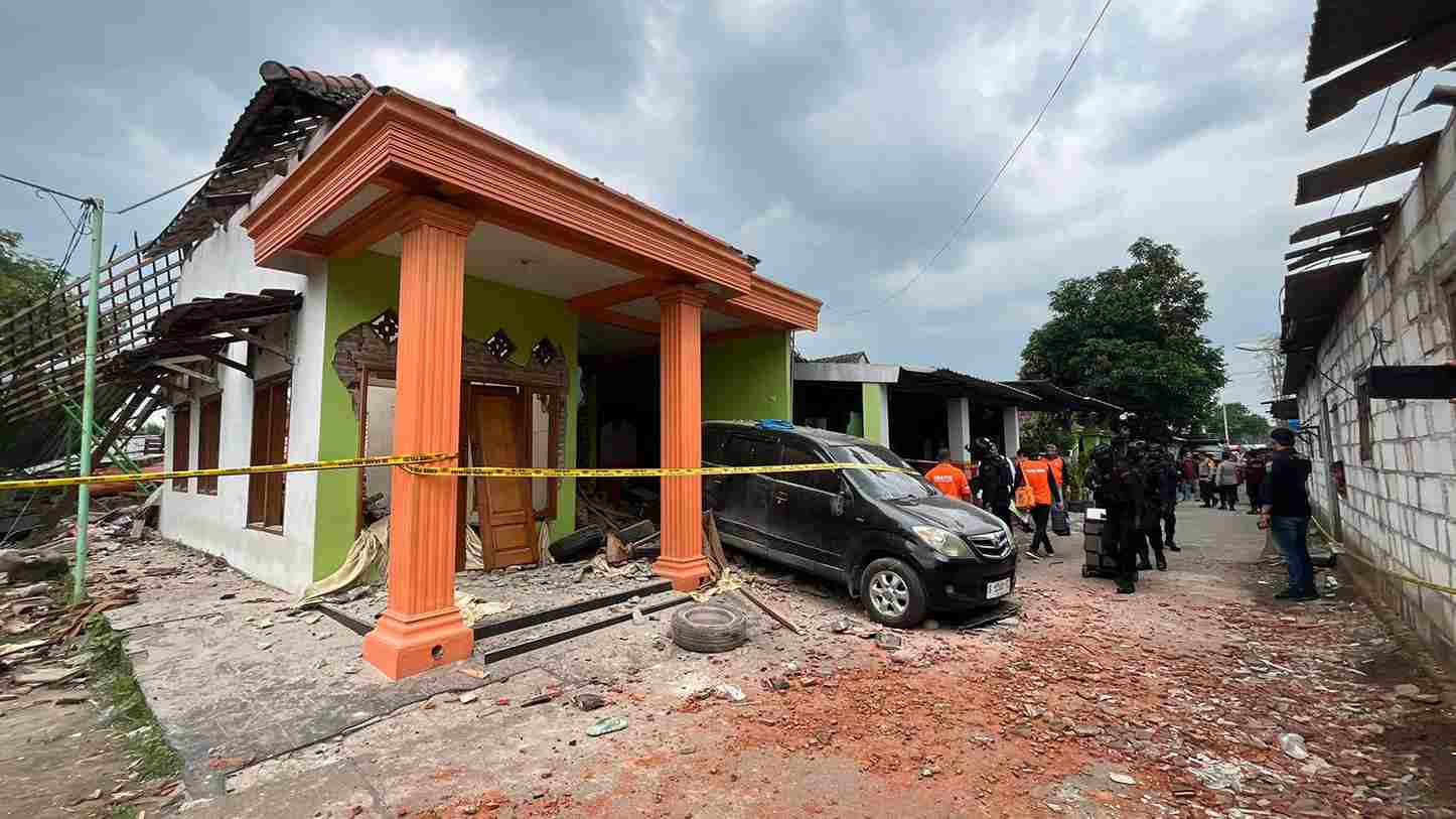 Dalami Peristwa Ledakan di Rumah Anggota Polri, Polres Mojokerto Terjunkan Tim Inafis