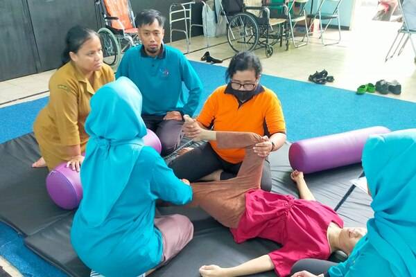 Babinsa Klojen Dukung Program Posyandu Disabilitas
