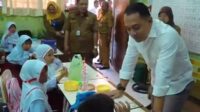 Uji coba makan bergizi gratis tahun 2024. (ist) - Program Makan Bergizi Gratis di Surabaya Ditunda Pekan Depan
