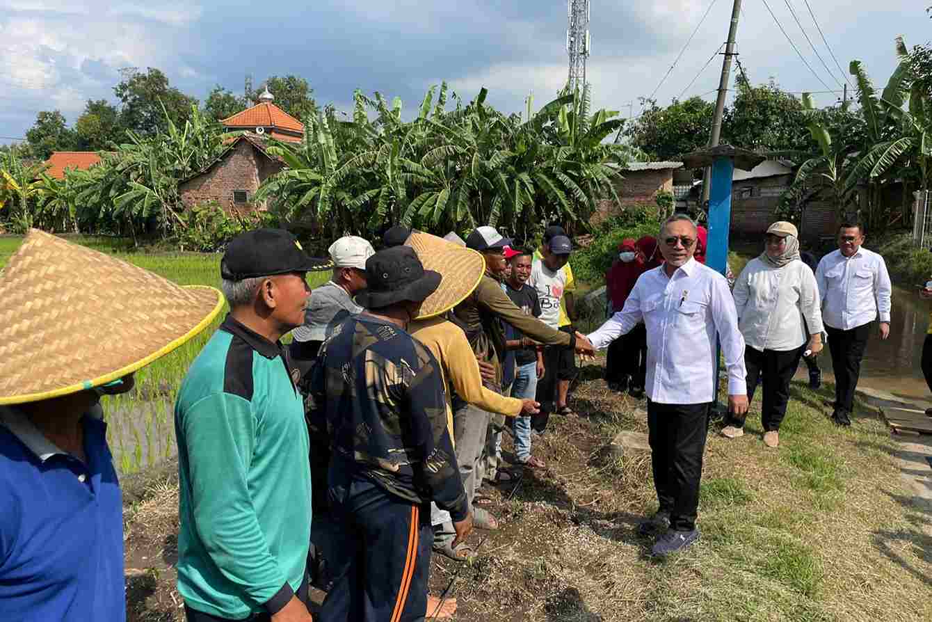 Temui Petani di Sidoarjo, Menko Pangan Janjikan Tidak ada Beras Impor Tahun Ini