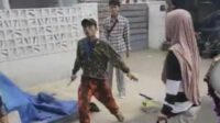 Aksi preman ancam guru TK saat latihan marching band. (ist) - Dua Preman yang Mengamuk Usai Tidak Dapat Uang Rokok Berhasil Diamankan