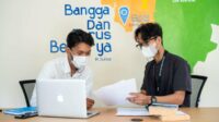 Aktivitas pekerja kreatif di Coworking Space milik Pemkot Malang. (pro) - Perkokoh Citra Kota Kreatif Dunia, Pemkot Malang Maksimalkan Layanan Empat Coworking Space