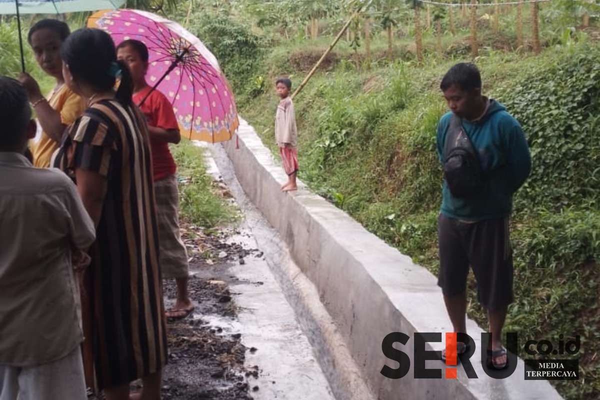 Aliran selokan yang menghanyutkan bocah si Suwun Gumitir. (Seru.co.id/amb) - Bermain di Selokan, Bocah 9 Tahun di Jember Hanyut Terbawa Arus
