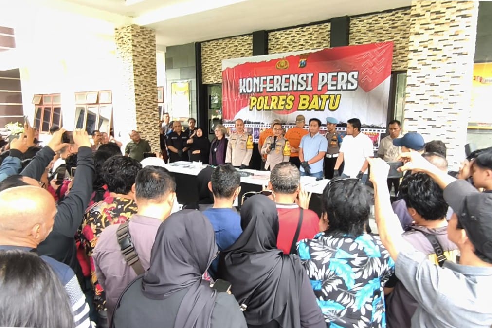 Uang Tunai 150 Juta Jadi Barang Bukti Pemerasan Oknum Wartawan di Batu