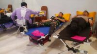Babinsa Ciptomulyo monitoring baksos donor darah di Hotel Ascent Premiere. (ist) - Babinsa Ciptomulyo Monitoring Baksos Donor Darah di Hotel Ascent Premiere