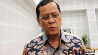 Deputi Pendidikan & Peran Serta Masyarakat KPK RI, Wawan Wardiana, menjawab pertanyaan awak media. (ws13) - Bahaya Gratifikasi, KPK RI Ajak Sivitas UM Ciptakan Ekosistem Pendidikan Antikorupsi