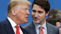 Donald Trump resmi memberlakukan kenaikan tarif impor terhadap barang-barang dari Kanada, Meksiko dan China. (ist) - Trump Nyatakan Perang Tarif Impor dengan Kanada, Meksiko dan China