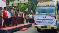 Bersama Elemen Mahasiswa, Polda Jatim Gelar Baksos dan Salurkan 12.050 Paket Sembako
