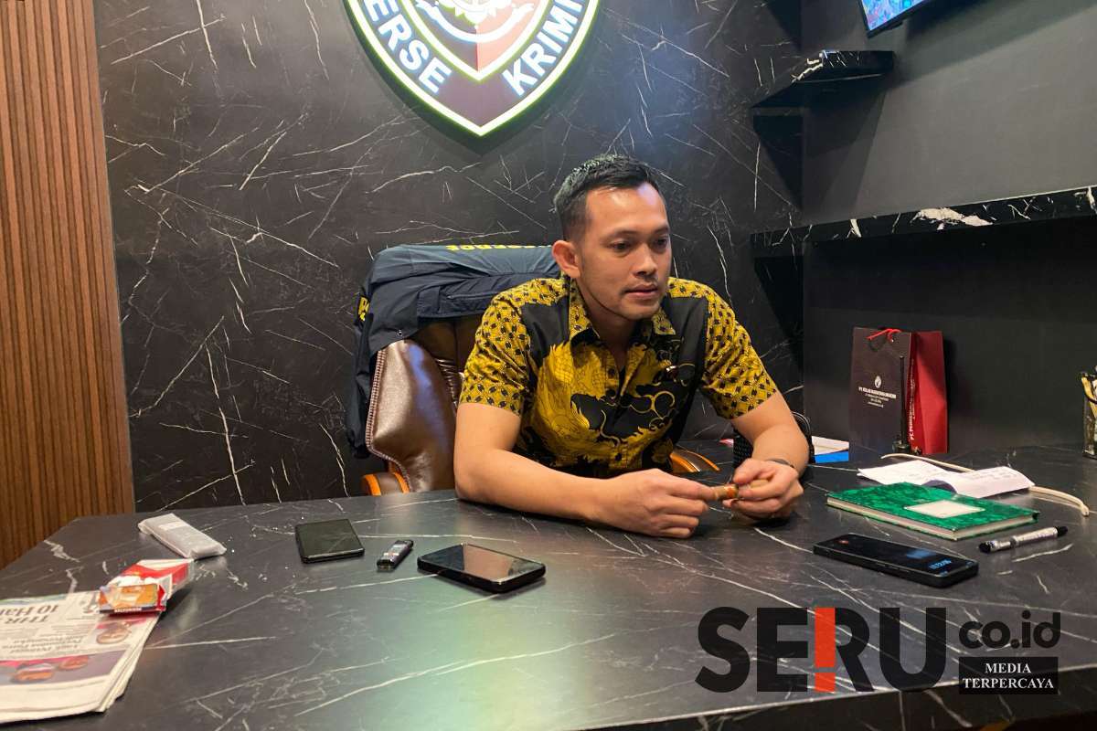 Kasat Reskrim Polres Jember, AKP Angga Riatma. (Seru.co.id/amb) - Anak Lima Tahun Diculik dan Dibunuh di Jember, Pelaku Jengkel Sering Diejek Korban