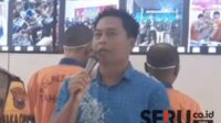 Kasatreskrim Polres Batu dalam sebuah kegiatan rilis di Mapolres Batu. (Seru.co.id/dik) - Satreskrim Polres Batu OTT Oknum Jurnalis dan LSM Saat Peras Pengasuh Ponpes