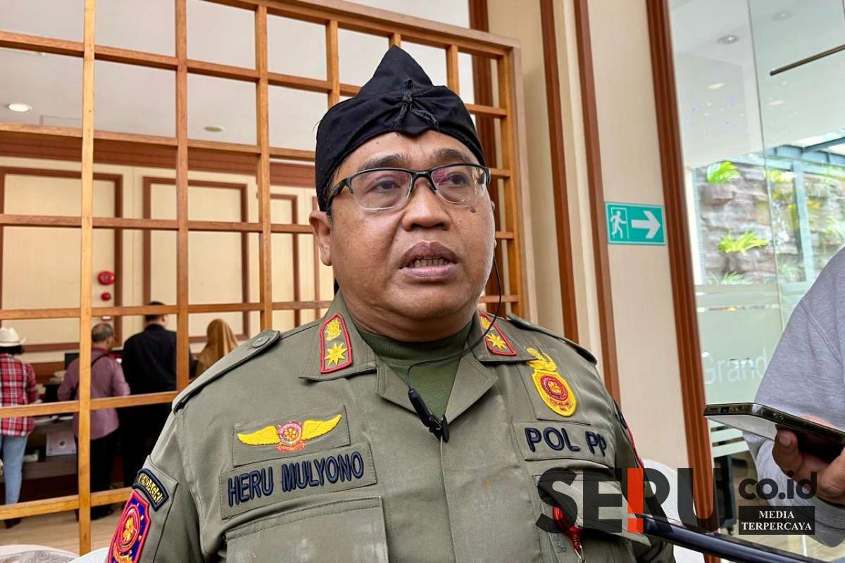 Kepala Satpol PP Kota Malang, Heru Mulyono. (Seru.co.id/ska) - Pemkot Malang Tegaskan Kepatuhan Pelaku Usaha Jelang Ramadan dalam Sosialisasi Perda Pariwisata
