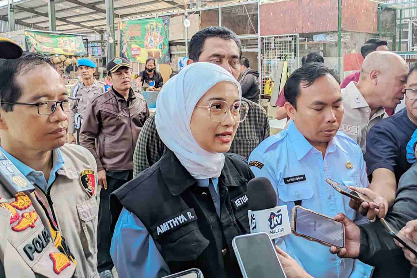 Ketua DPRD, Wawali dan Kapolresta Makota Sidak Harga Bahan Pokok Jelang Ramadan