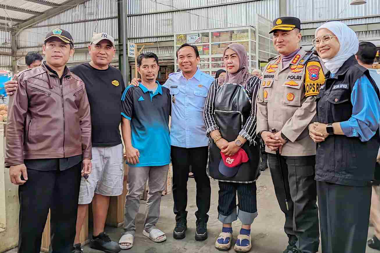Ketua DPRD, Wawali dan Kapolresta Makota Sidak Harga Bahan Pokok Jelang Ramadan