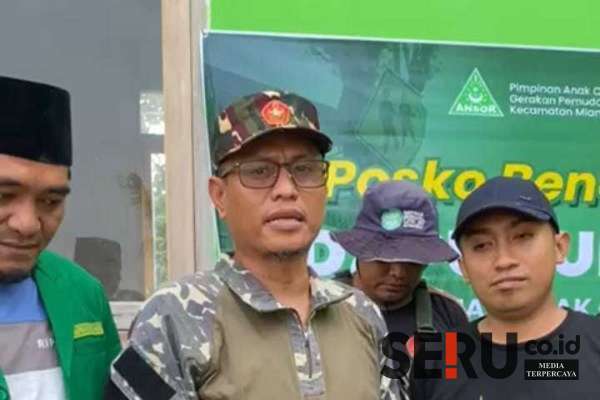 Ketua PC GP Ansor kabupaten Situbondo, Johantono. (Seru.co.id/aza) - Gerakan Ansor Peduli Bencana, PC GP Ansor Situbondo Dirikan Tiga Dapur Umum Mandiri