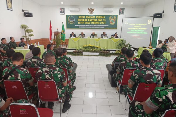 Kodim 0833 Gelar Rapat Anggota Tahunan Primkop Kartika Jaya 33