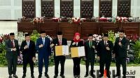 Penandatanganan berita acara penetapan pasangan Wali Kota dan Wakil Wali Kota Malang terpilih. (ska) - Penetapan Wali Kota dan Wakil Wali Kota Malang, Pj Iwan Kurniawan Yakin Semakin Mbois