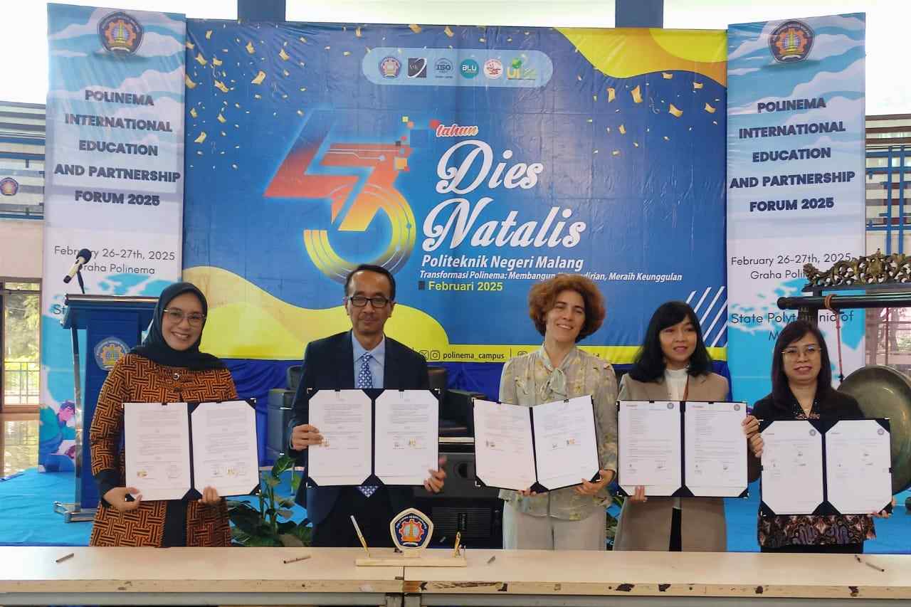 Polinema Gelar International Education and Partnership Forum 2025, Tampilkan Expo Universitas Luar Negeri