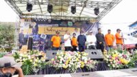 Pj. Wali Kota Aries AP Hadiri Jalan Sehat Selamatan Desa Sidomulyo