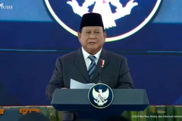 Presiden Prabowo resmi melantik 961 kepala daerah. (ist/ Youtube @Sekretariat Presiden) - Presiden Prabowo Lantik 961 Kepala Daerah, Pertama Kali dalam Sejarah