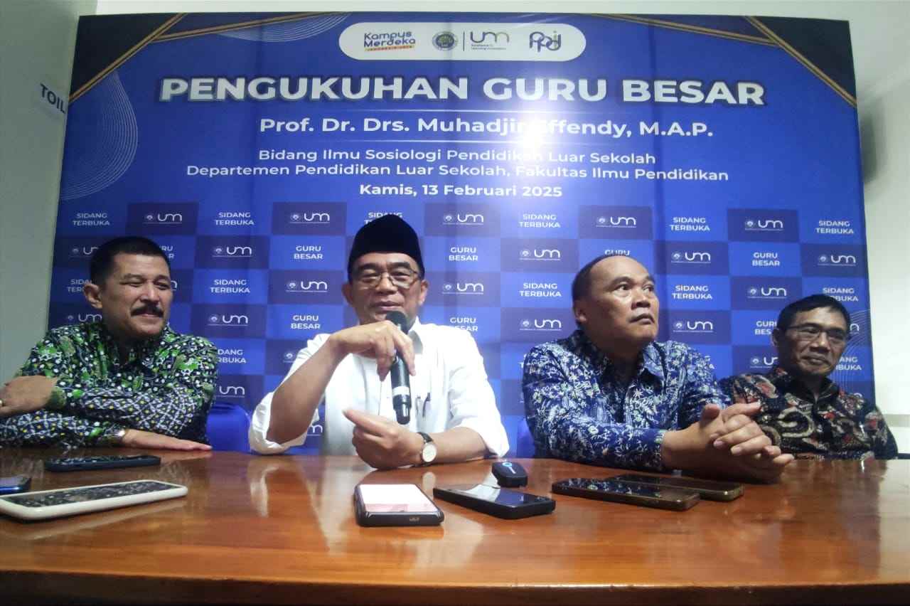 Sandang Profesor 2015, Prof Muhadjir Effendy Baru Dikukuhkan 2025, Begini Alasannya