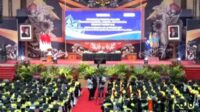 Prosesi Wisuda UT Malang periode I tahun 2025. (rhd) - Universitas Terbuka Malang Luluskan 1.162 Wisudawan, Fasilitasi 87 Persen Pekerja