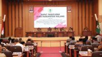 Rapat Paripurna dua agenda setelah keputusan MK Bupati dan Wakil Bupati Malang terpilih Kabupaten Malang. (ist) - DPRD Kabupaten Malang Gelar Rapat Paripurna Pasca Pengumuman MK Calon Terpilih Pilkada 2024