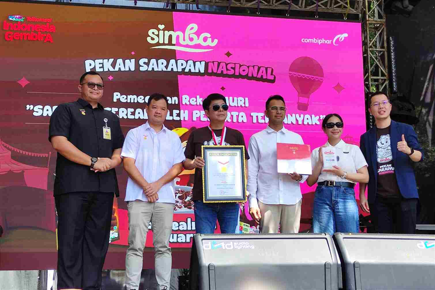 SIMBA Pecahkan Rekor MURI Sarapan Sereal dengan 3.024 Peserta Terbanyak di Indonesia