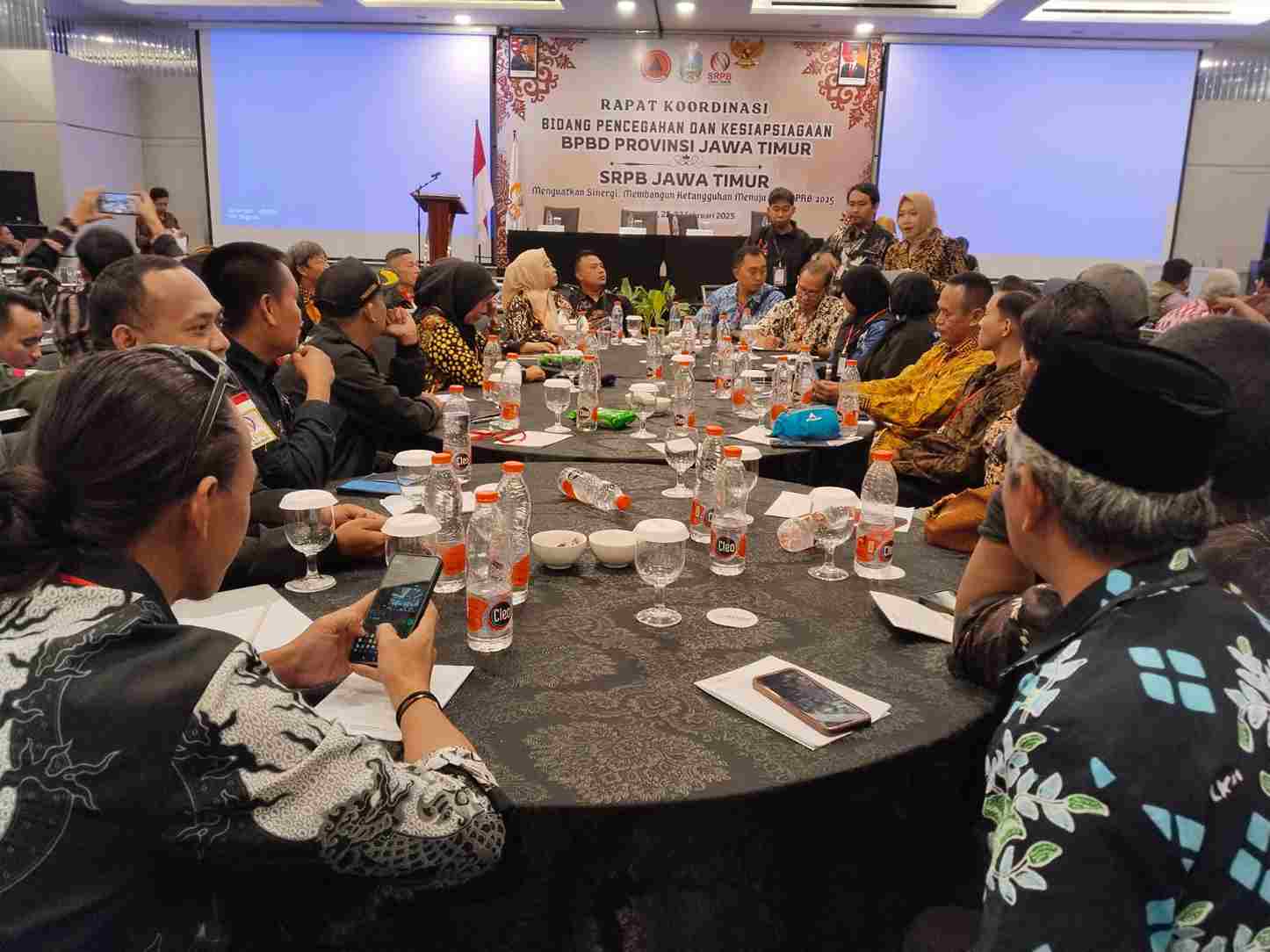Rapat Koordinasi SRPB Jatim Menyambut Bulan Pengurangan Risiko Bencana 2025