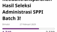 Polemik Seleksi SPPI Batch 3, dari Transparansi hingga Ketidakadilan Gender